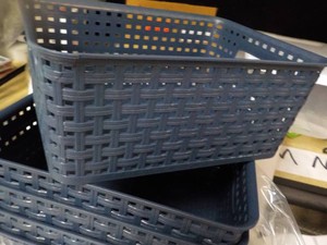 11 Plastic Storage Totes 10 x 8 x 4
