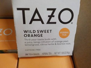 120 Tazo Wild Sweet Orange Herbal Tea Bags
