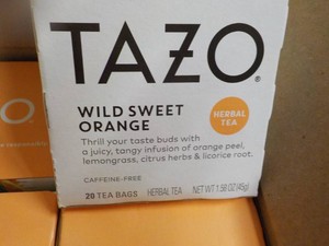 120 Tazo Wild Sweet Orange Herbal Tea Bags
