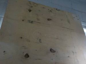 2 Sheets Heavy Duty Plywood about 42 x 82