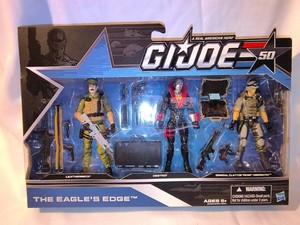 G.I. Joe 50th Anniversary The Eagles Edge 3 pack action figure set