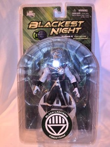 DC Direct Blackest Night Series 4 Black Lantern Firestorm action figure