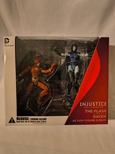 DC Collectibles Injustice Gods Among Us The Flash Versus Raven Action Figure 2 pack
