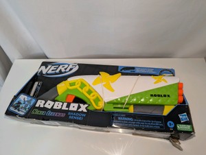 NIB Nerf Roblox Ninja Legends Shadow Sensei dart blaster, Damaged Box