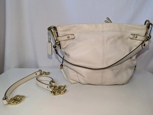 Coach Brooke Ivory Hobo Shoulder and Top Handle Purse Bag