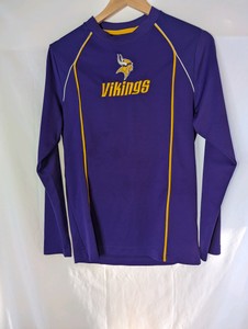 Minnesota Vikings long-sleeve athletic pullover, Small