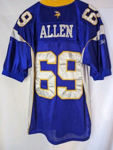 Vintage Reebok On-Field Minnesota Vikings #69 Jared Allen jersey