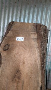two large slabs approximately 80 in Long live edge oak for bar craft cabin projects