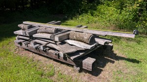 Large lot of barn wood dried cured oak commercial building art project Barn