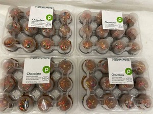 Publix Chocolate Mini Cupcakes 10 Oz (Lot of 4)
