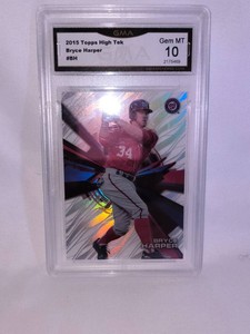 2015 Topps Bryce Harper Graded 10 Card