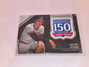 2019 Topps 150th Nolan Ryan Patch Card