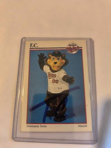 MN Twins Signed TC Mascot Card
