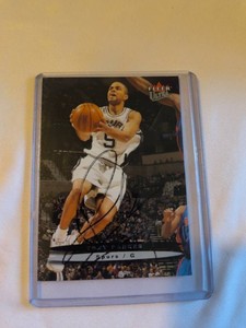 Tony Parker Signed Card