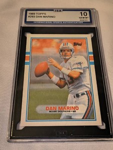 1989 Topps Dan Marino JSA 10 Card