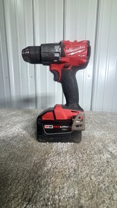 Milwaukee M18 FUEL Lithium-Ion Brushless Cordless 12 in. Hammer DrillDriver wBattery