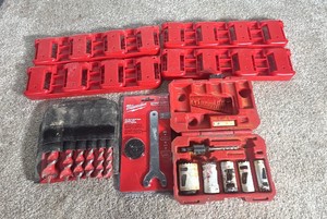 Milwaukee Miscellaneous Tools Hole Dozer Saw Kit, Spade Drill Bit Set, Multi-Material Core Cutter, Case Rows for Impact Driver Accessories