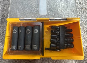DeWalt 38in Deep Socket Impact and Nut Driver Set