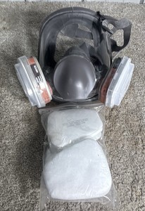 Full-Face Reusable Respirator Mask & Filters