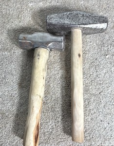 Lot of 2 Mauls wHomemade Handles