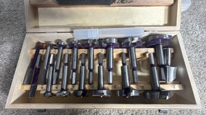 Grizzly International Forstner Hex-Shank Bit Filler Set