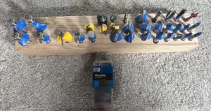Lot of Woodworking Router Bits