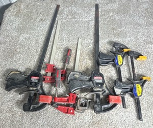 Large Lot of Various Clamps (Total of 8)