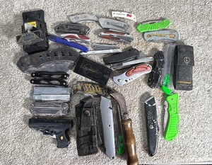 Large Lot of Miscellaneous Knives