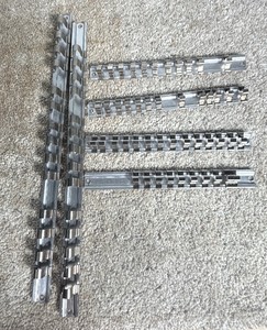 Lot of 14in & 38in Socket Organizers