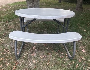 Lifetime Collapsible Picnic Table - 34in x 21in