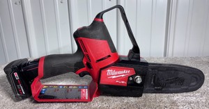 Milwaukee M12 FUEL 6 in. Lithium-Ion Brushless Electric Cordless Pruning SawHatchet wBattery