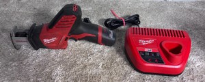 Milwaukee M12 FUEL Lithium-Ion Brushless Cordless Hackzall Reciprocating Saw Kit wCharger & Battery