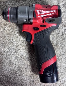Milwaukee M12 FUEL Lithium-Ion Brushless Cordless 12 in. Hammer Drill wBattery