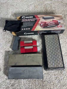 Lot of Knife Sharpening Stones