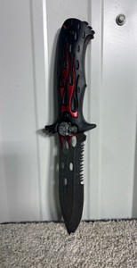 Rite Edge Dead Walker Red Fantasy Replica Knife - 10.5in