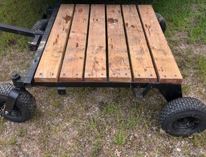 Tow-Behind Heavy-Duty Homemade Utility Cart - 42in x 36in