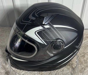 Typhoon Full-Face Motorcycle Helmet - Size XL
