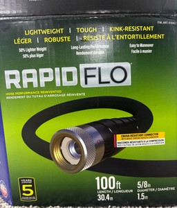 Teknor Rapid Flo 58 in. x 100 ft. Compact Garden Hose