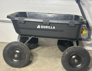 Gorilla 9-Cubic Foot Poly Garden Dump Cart