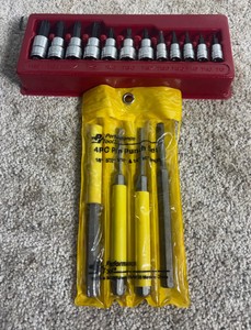Icon 38 Drive Torx Bit Set & Performance Tool 4-Piece Pin Punch Set