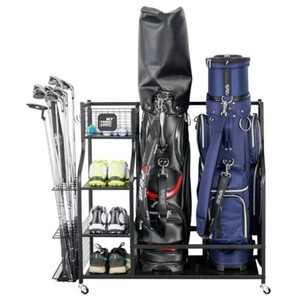 $119 Mythinglogic Golf Bag Storage Organizer for Garage, Multiple Capacities