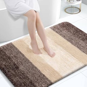 OLANLY Large Bathroom Rugs 47x32, Extra Soft Absorbent Microfiber Bath Rugs