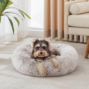 Western Home Calming Donut Small Dog Cat Bed Washable Puppy Bed,24