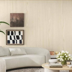 YURITISThick Light Oak Wallpaper Peel and Stick Contact Paper for Cabinets