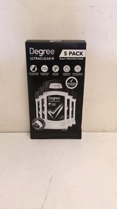NEW DEGREE ULTRA CLEAR 5 IN 1 PROTECTION 5 PACK