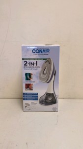 CONAIR TURBO EXTREMESTEAM 2-IN-1 STEAMER & IRON WITH GENTLE TEMP