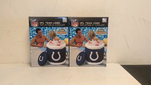 NEW NFL TEAM LOGO INFLATABLE COOLER  2 CT.