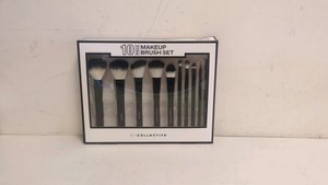 NEW XII COLLECTIVE 10 PIECE MAKEUP BRUSH SET