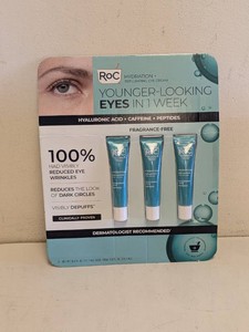 NEW ROC HYDRATION PLUS REPLUMPING EYE CREAM 3PK