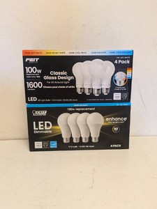 (2) ASSORTED FEIT ELECTRIC BULBS 6PK